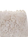 Completo abito da sposa vampiro in pizzo beige anni '30