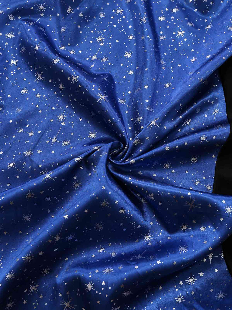 Abito con cappuccio e lacci da strega nero e blu anni '30