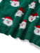 Abito maglione verde da Babbo Natale anni '60