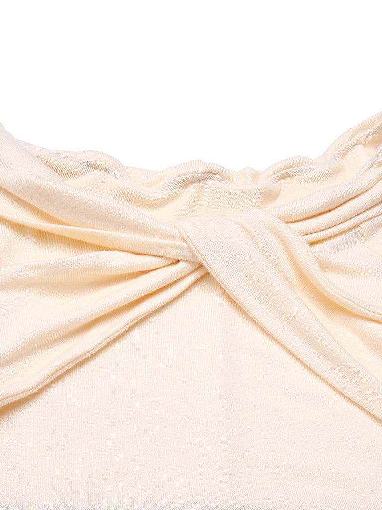 [Prevendita] Abito da sirena in maglia con spalle scoperte nero anni '30