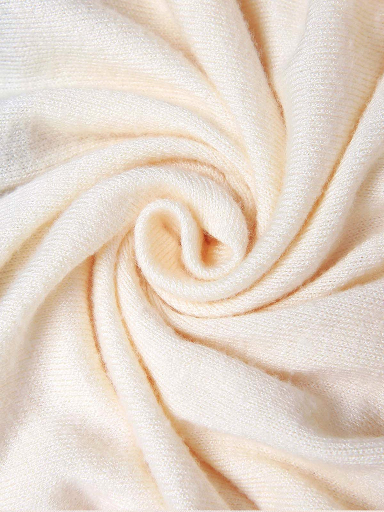 [Prevendita] Abito da sirena in maglia con spalle scoperte cachi anni '30