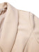 [Prevendita] Cappotto a ruota con collo a scialle colore crema anni '50