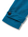 Cappotto con cappuccio in finta lana blu anni '30