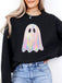 Felpa vintage con fantasma Halloween anni '80