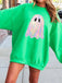 Felpa vintage con fantasma Halloween anni '80