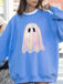 Felpa vintage con fantasma Halloween anni '80