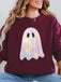 Felpa vintage con fantasma Halloween anni '80