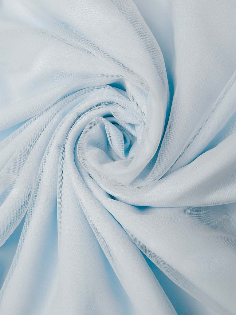 [Prevendita] Camicia da notte in tulle con maniche a balze blu anni '40