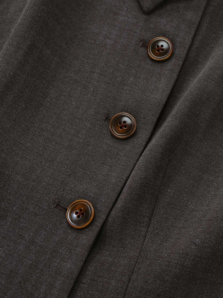 [Prevendita] Giacca con cintura e revers con mantello staccabile anni '40