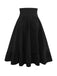 [Prevendita] Gonna plissettata nero con fiocco anni '50