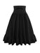 [Prevendita] Gonna plissettata nero con fiocco anni '50
