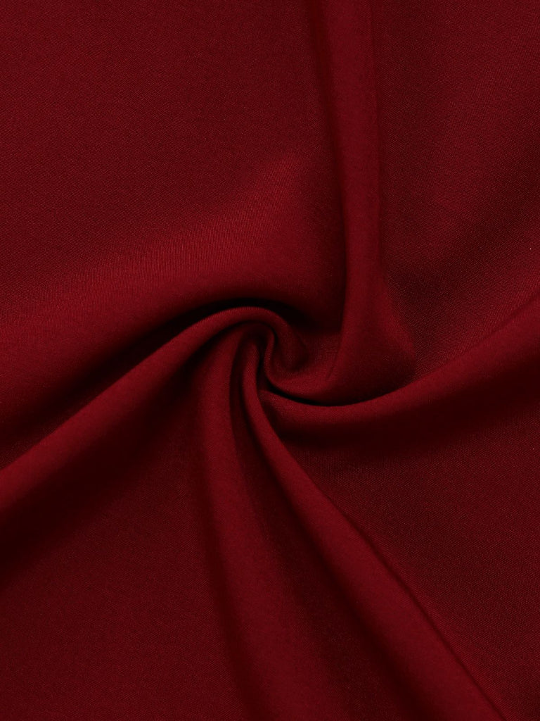 Abito convertibile senza spalline incrociato in chiffon tinta unita anni '30