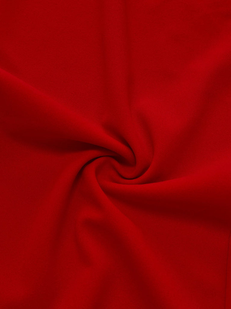 Tuta lunga con collo annodato in pizzo floreale e revers anni '50