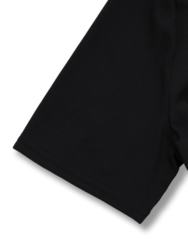 Abito floreale in maglia con scollo quadrato cachi anni '70