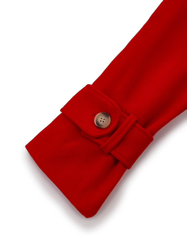 Trench doppiopetto con revers anni '50