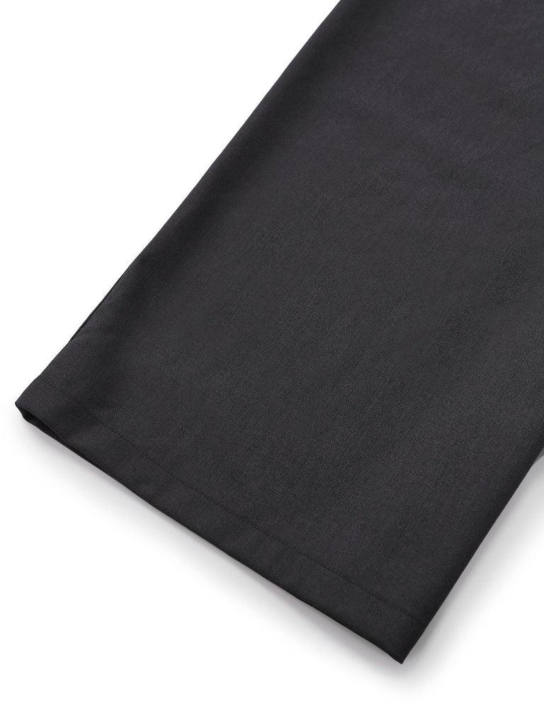 [Prevendita] Tuta lunga con fiocco al collo e perle beige anni '50