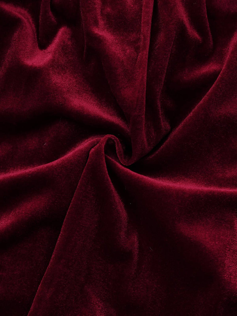 Mini abito in velluto con scollo quadrato anni '70