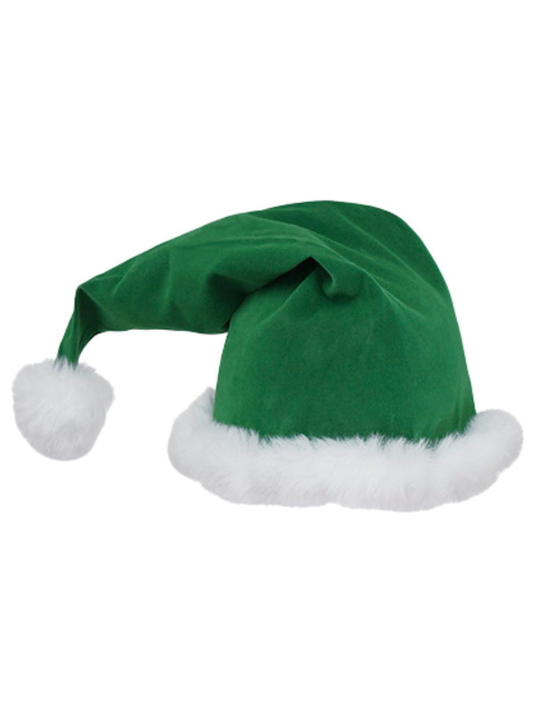 Completo di abiti natalizi in peluche rosso e verde anni '60