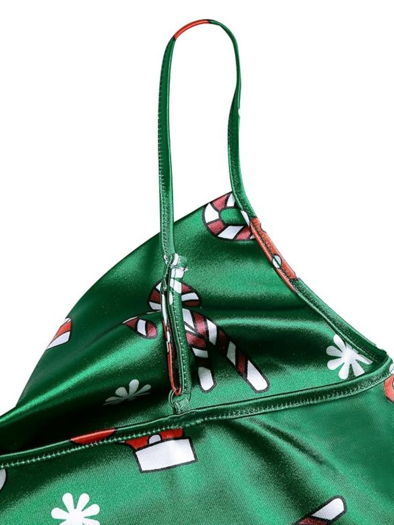 [Prevendita] Abito con scollo a cappuccio natalizio verde anni '60