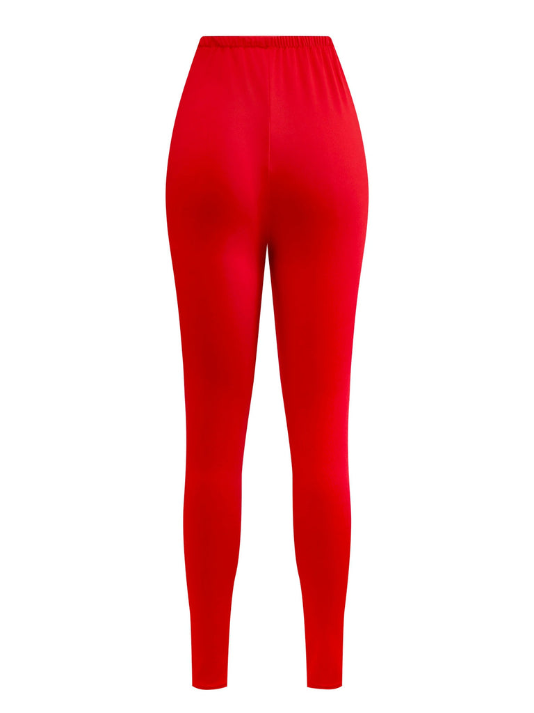 Completo con abito con orlo in peluche da elfo di Natale rosa anni '50