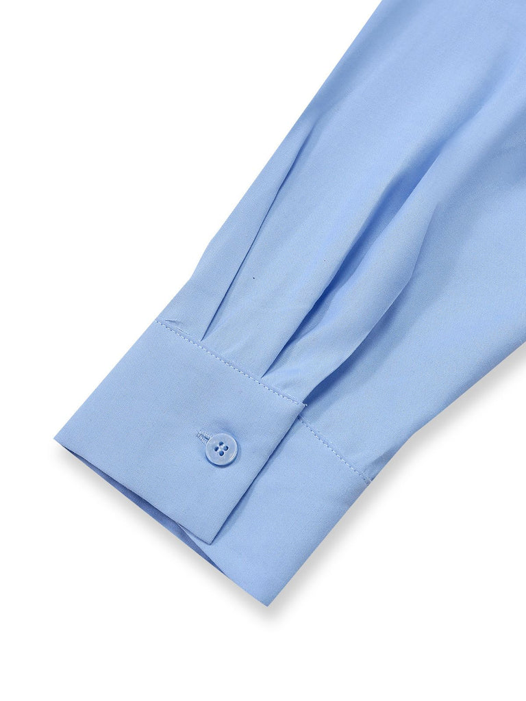 [Prevendita] Abito a tubino con fiocco e cintura blu anni '30