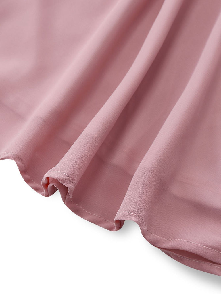 Abito con perline e paillettes patchwork senza maniche anni '50