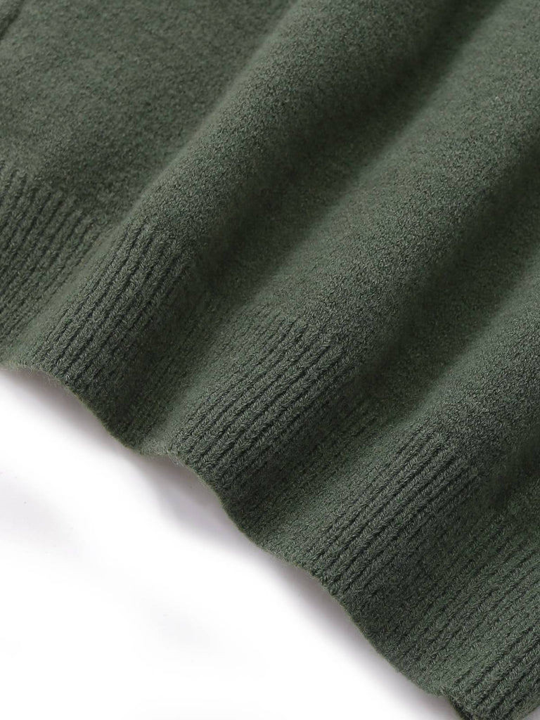 Cardigan lavorato a maglia ricamate con sole e luna anni '80