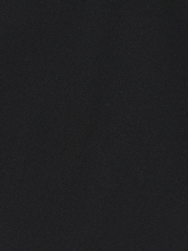 Tuta lunga svasata con scollo all'americana nero anni '80