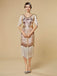 Abito flapper con frange di paillettes e scollo a V anni '20