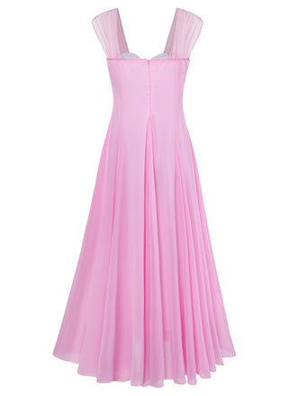 1950s Elegant Midi Dress 6