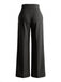 Pantaloni a Gamba Larga Tinta Unita con Incrocio Anni '40 2
