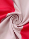 Tuta Lunga Rosso Anni '40 a Righe a Spalline con Gamba Larga