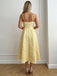 Yellow 1950s Sleeveless Midi Dress 4