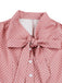Abito Svasato con Fiocco a Pois Rosa Anni '50 3