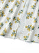Abito con Scollo a V con Stampa Limoni e Spacco Laterale a Vita Alta Anni '50 8