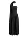 Elegant Black 1930s Vintage Dress 1