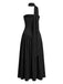 Elegant Black 1930s Vintage Dress 2