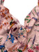 Abito a Linea A Floreale con Colletto Peter Pan e Maniche Corte Anni '60 9