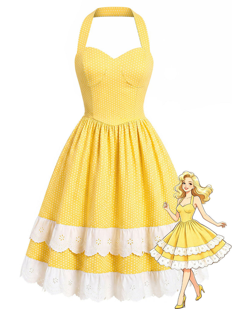 [Pre-Sale] Hhbb 1950s Vintage Polka Dot Dress 1
