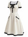 [Pre-Sale] Elegant White 1940s Vintage Dress 3