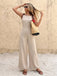 Tuta con Spalline Annodate e Bordo a Contrasto Beige Anni '50 3