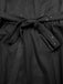 Abito Nero Anni '50 in Tulle Patchwork con Paillettes e Senza Maniche