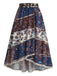 [Prevendita] Gonna Midi Boho Paisley con Pizzo Orlo Irregolare Anni '70 3
