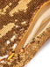 [Prevendita] Abito Oro Anni '20 con Scollo Morbido Frange e Paillettes 5