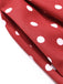 [Prevendita] Abito Blu Navy Anni '50 a Pois Petal Collar 8