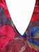 [Prevendita] Abito Multicolore Floreale Halter Scollo a V in Mesh Anni '30 6