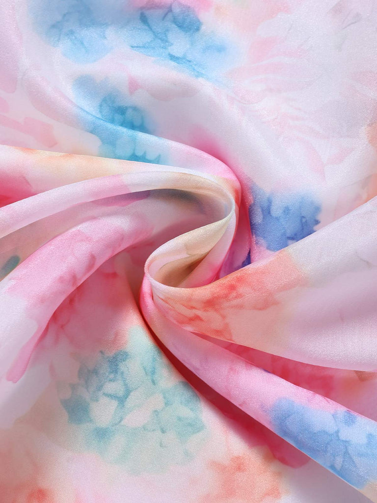 [Pre-Sale] 1960s Print Lace Bow Dress 5