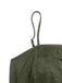 2PCS Abito Midi Verde Anni '50 Smock a Bretelle e Camicia Corta