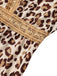 [Prevendita] Abito Senape Anni '70 Boho Leopardato con Scollo a V Frange e Maniche a Campana 6