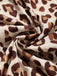 [Prevendita] Abito Senape Anni '70 Boho Leopardato con Scollo a V Frange e Maniche a Campana 7
